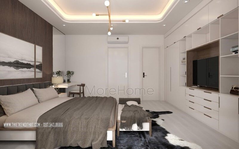 Trang trí nội thất phòng ngủ hiện đại đẹp cho nhà phố, biệt thự, chung cư.