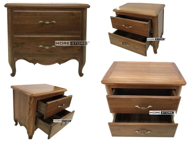 Sản phẩm táp đầu giường bằng gỗ óc chó tự nhiên nhập khẩu, đồ nội thất gỗ óc chó sang trọng cho không gian phòng ngủ của bạn